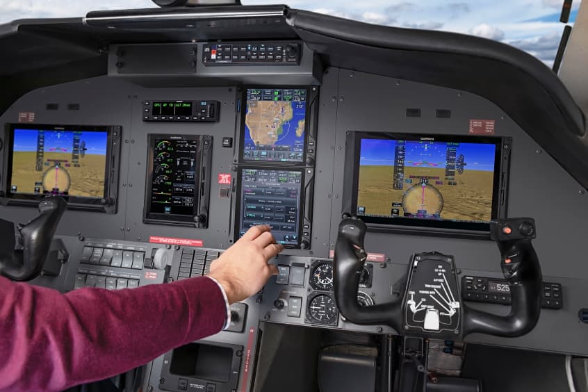 Once purchased, device updates are quick and easy with the Garmin Aviation Database Manager.