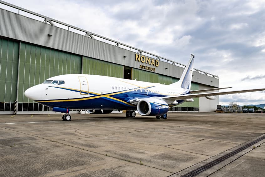 The aircraft, registered P4-999, will be available for charter soon under Action Aviation's own AOC.