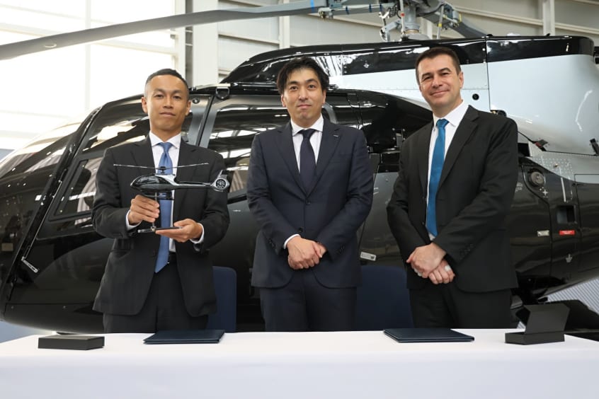 Not a Hotel is the first Airbus ACH130 Aston Martin Edition customer in Japan.