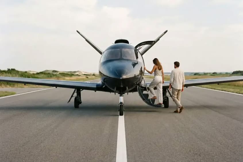Cirrus Vision Jets are Flyte's aircraft of choice.