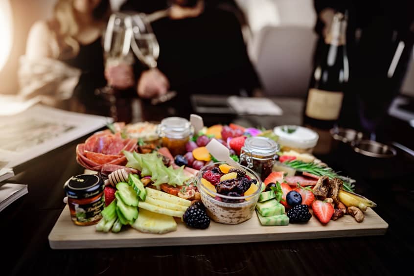 Delectable catering is provided by Fivestar.