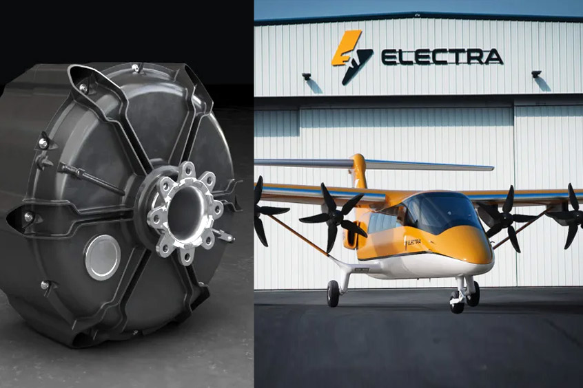 Evolito E800 electric engine and Electra EL9 aircraft.