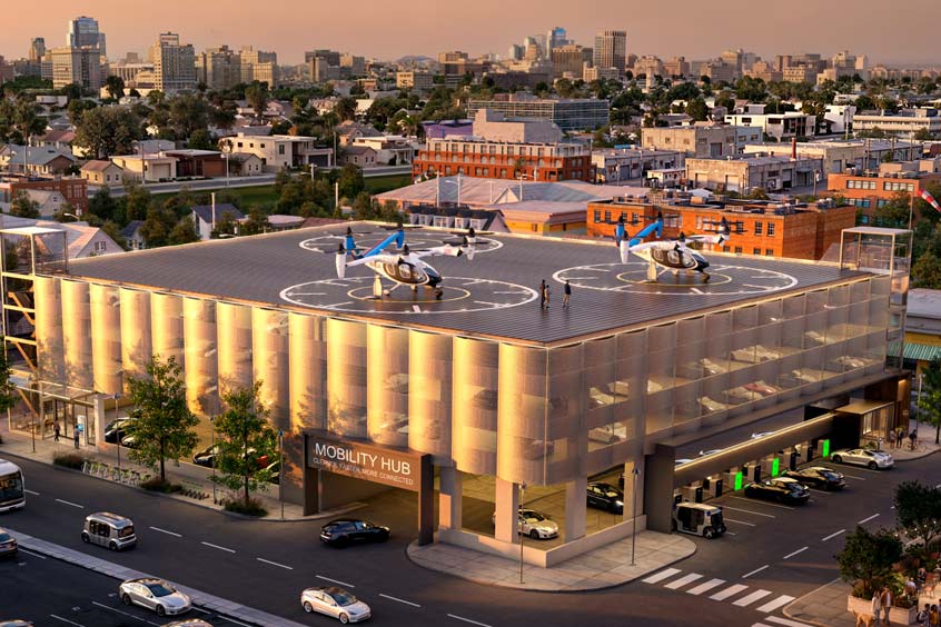 Vertiport sites will initially target Florida, New York, Texas and California.