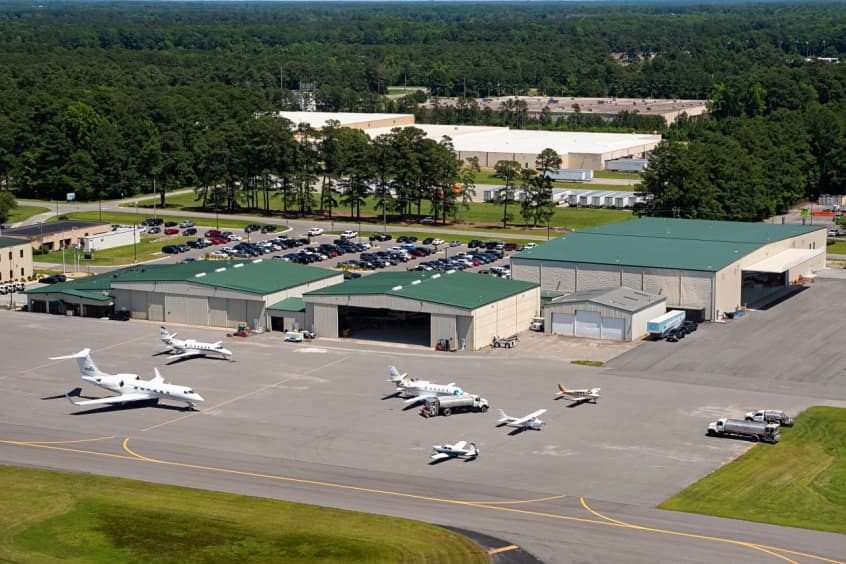 flyExclusive's Kinston base.