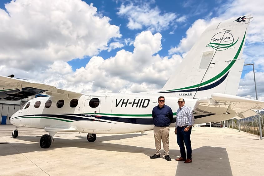The aircraft has now been delivered to Queensland.