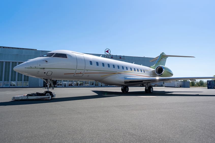 The striking aircraft has a range of 6,000 nm.