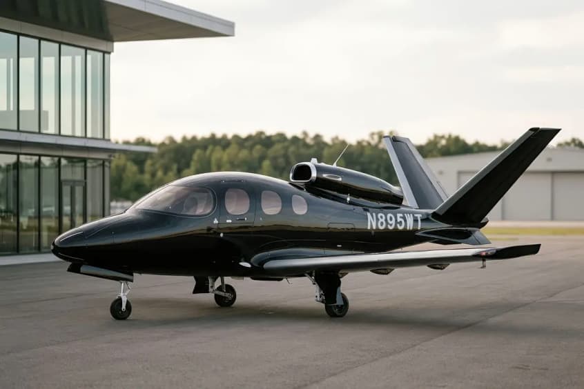 Flyte operates a fleet of Cirrus Vision Jets through its Part 135 operating subsidiary Ponderosa Air.