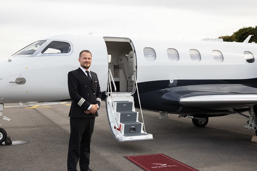 Fedor Rosocha, Phenom 300 co-pilot.