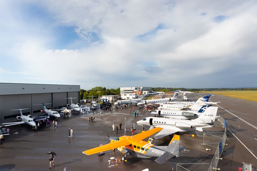 More than 20 fixed-wing and rotary aircraft were on display.