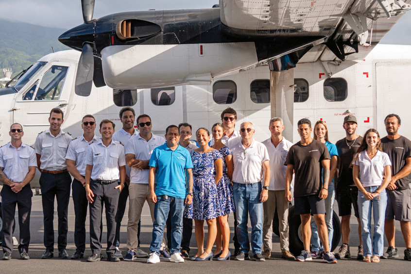 The Air Tetiaroa team provides a stellar service.