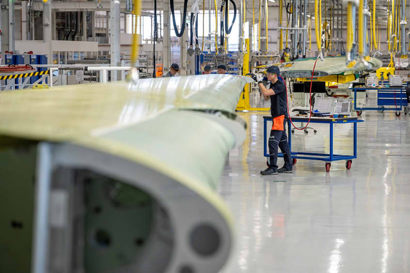 Airbus invests £150m in Broughton A321 wing line