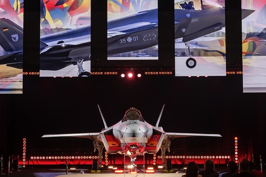 Germany, Lockheed Martin celebrate rollout of Germany's first F-35A, marking new era of German airpower