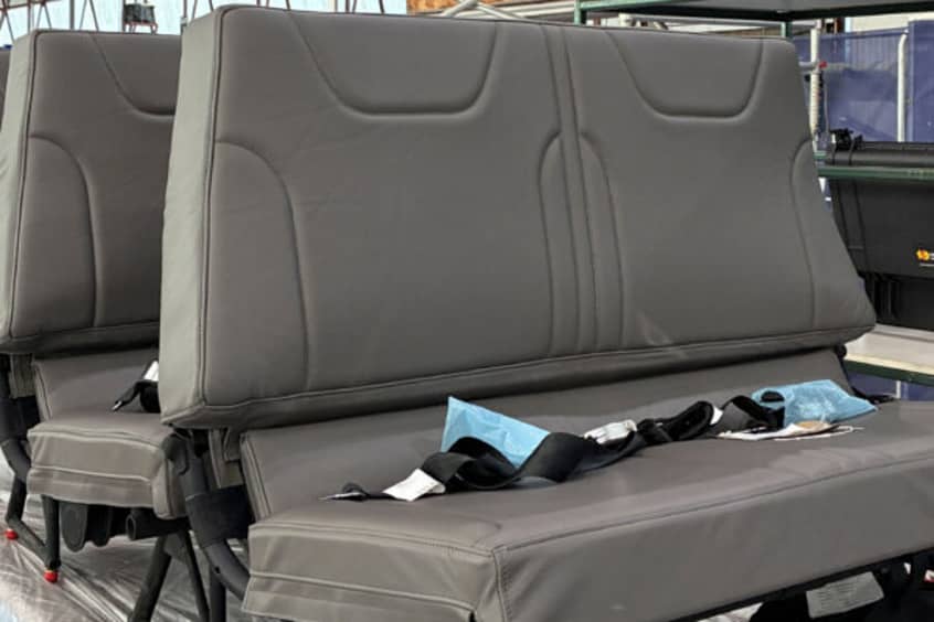 Starling trims seats for first Islander from Britten-Norman's reshored Bembridge line