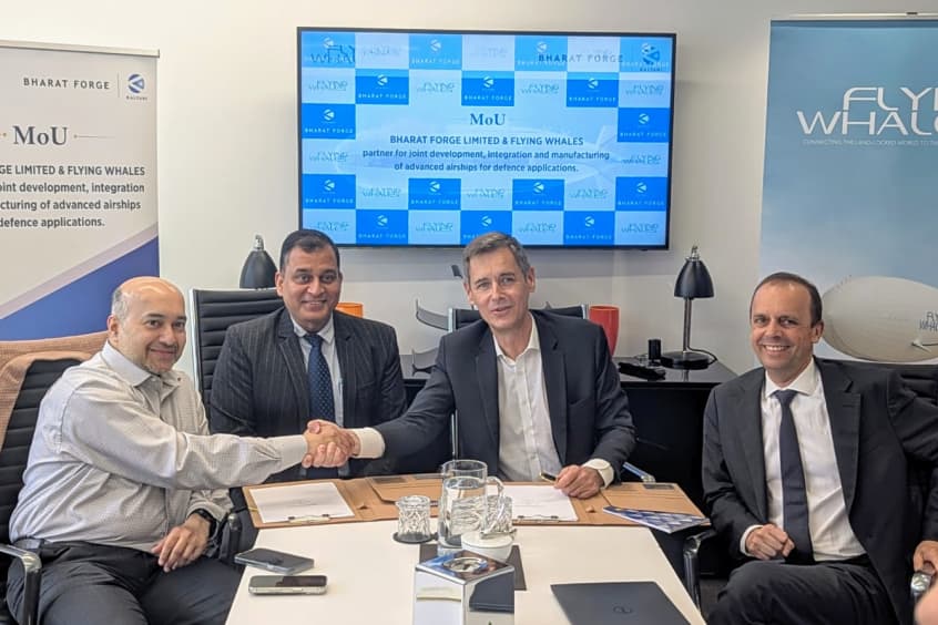Bharat Forge and Flying Whales sign strategic MoU to develop and manufacture heavy-lift airships for sovereign applications in India