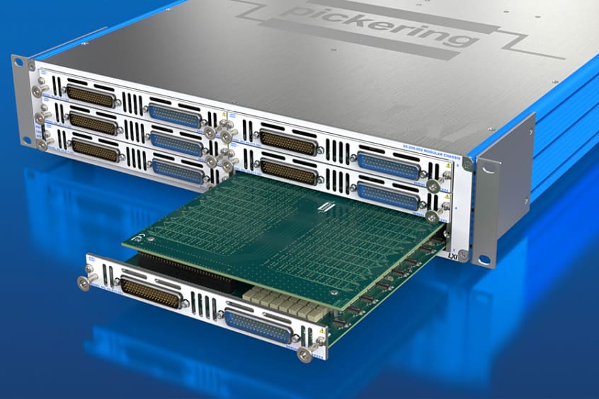 Pickering Interfaces introduces scalable high-density 2A LXI matrix for changing test requirements