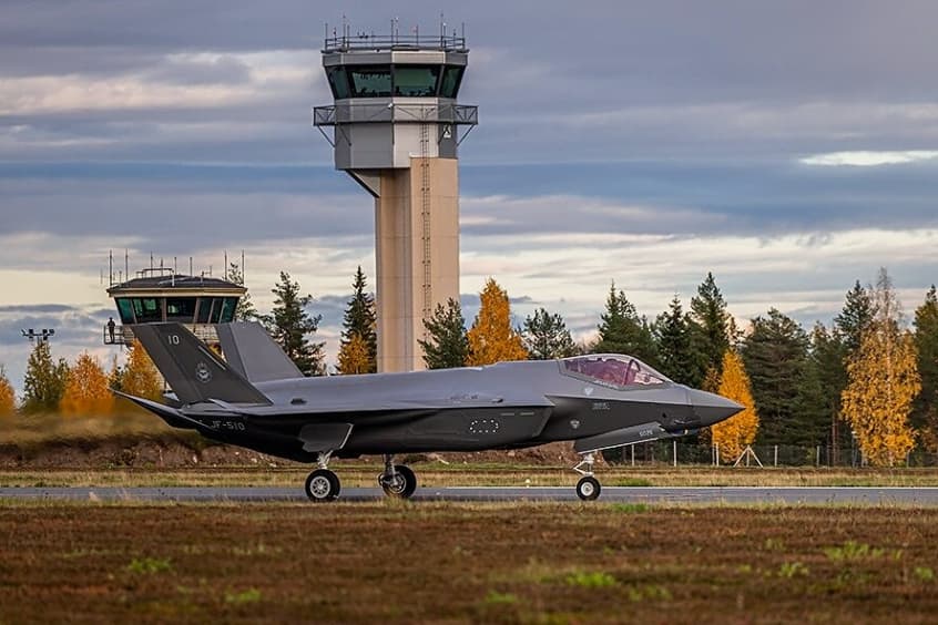 Finland and Lockheed Martin celebrate historic arrival of first Finnish F-35