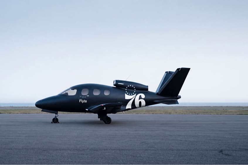 Flyte‘s fleet of Cirrus Vision Jets, operated by Ponderosa Air, will be on the tarmac for the Philadelphia 76ers. 