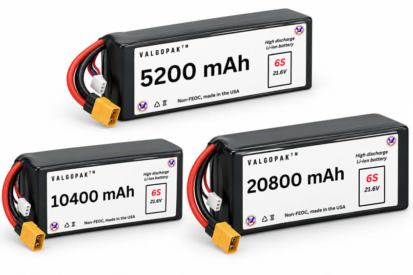 Valgotech LLC introduces Valgopak non-FEOC high-performance battery packs for autonomous systems