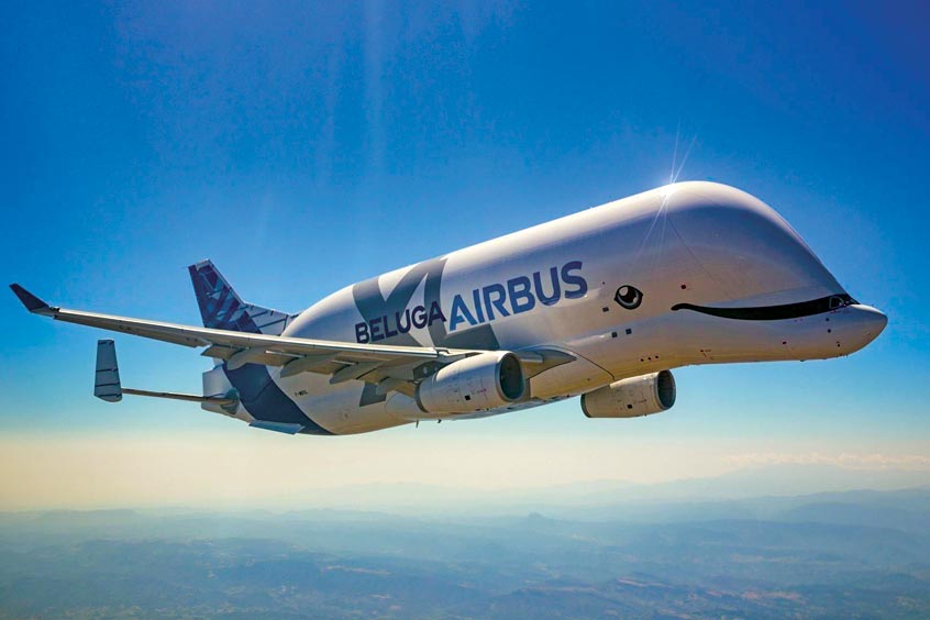 Beluga XL in flight. 