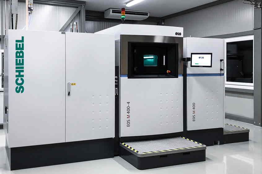 Schiebel’s new 3D printer is being utilised to produce complex titanium components of the S-100.