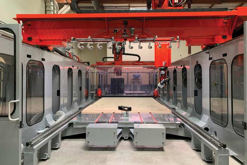 Ascent's large-format additive manufacturing machine.