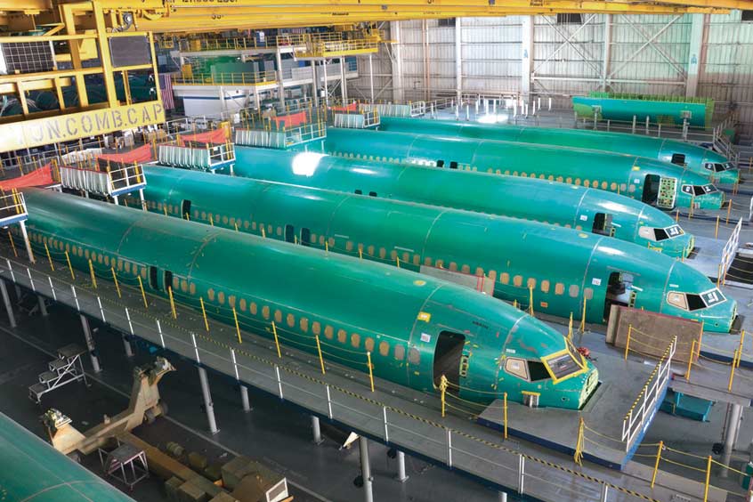 Spirit Aerosystems has reduced its production of shipsets for the 737 MAX. (photo: Spirit AeroSystems)