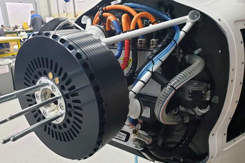 Pipistrel’s E-811, the world's first electric aircraft engine has been certified for use in general aviation. (Photo: Pipistrel) 