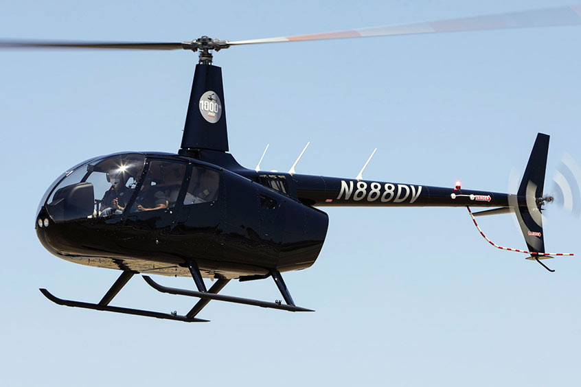 Robinson delivers its 1,000th R66 Turbine Helicopter. (Photo: Robinson Helicopter Company)