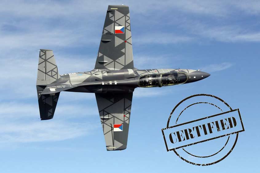 The L-39NG has received its type certificate. (Photo: Aero Vodochody)