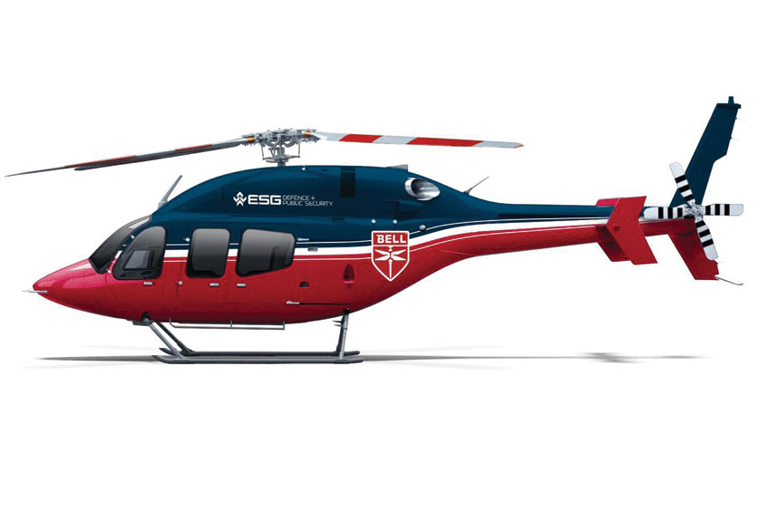 The new Bell 429 law enforcement demonstrator. (Photo: Bell)