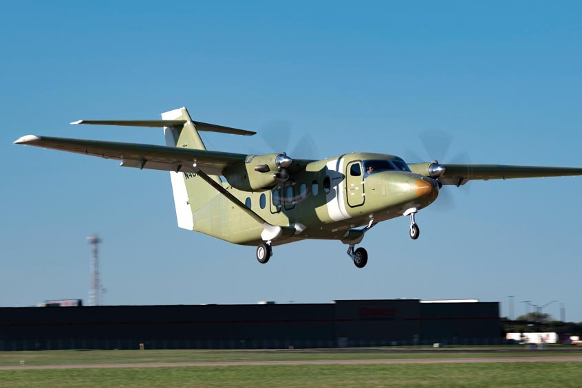 Cessna SkyCourier P2 in flight. (Photo: Textron Aviation)