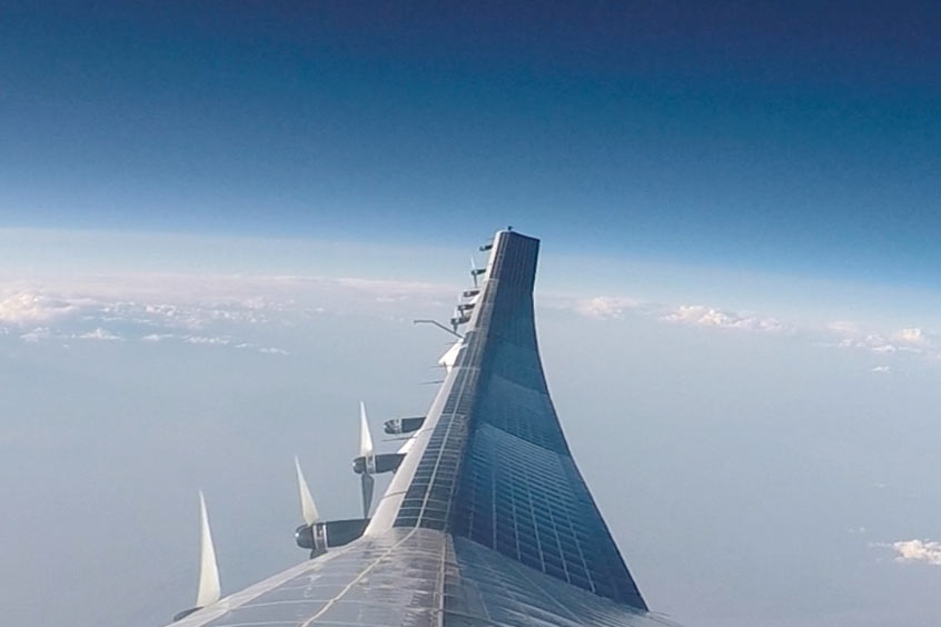 Sunglider flying the stratosphere.