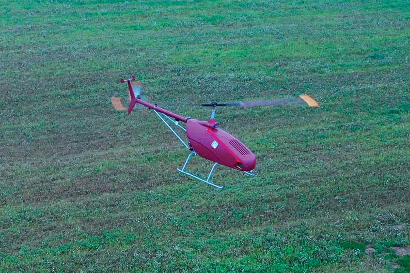 UVH-500 delivery unmanned aerial system (UAS) during test flights.