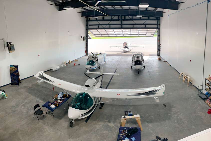 The SEAMAX hangar is located at Embry-Riddle Aeronautical University Advanced Research Park.
