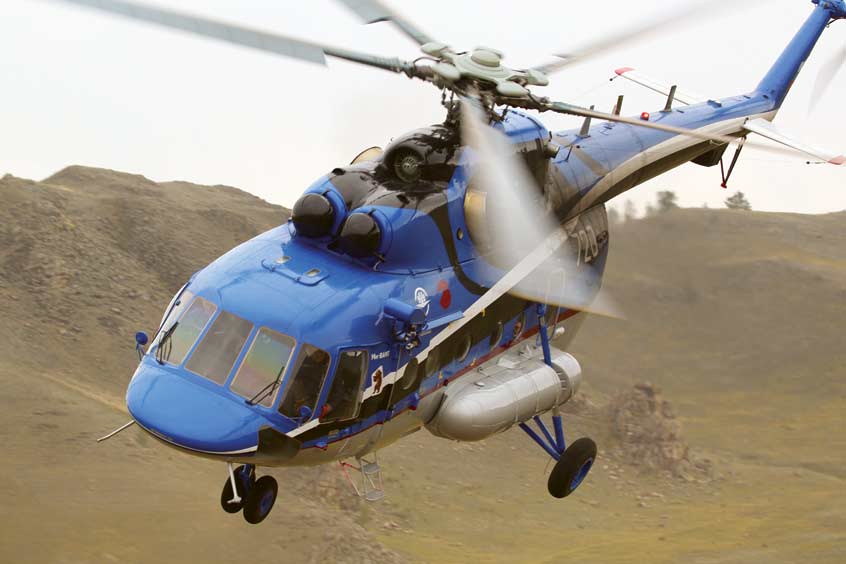 Two Mi-8AMT helicopter sets have been delivered for assembly in Kazakhstan. (Photo: Russian Helicopters)